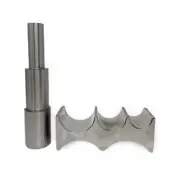 Jewellers Forming Bending Block & Mandrel Half Round Dapping Doming Shaping Set