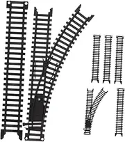 Toy Train Set for Boys and Girls 1 Set Railroad Tracks City Train Track Replacement Parts Simulated High-Speed Train Tracks Design Educational Playset