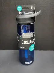 CAMELBAK Eddy+ Oxford Blue Water Bottle BPA Free Leak Proof 25 oz or .75 L NEW!