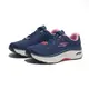 SKECHERS 慢跑鞋 MAX CUSHIONING ARCH FIT 寬楦 藍粉 女 128923WNVPK