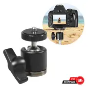 LSP 360 Swivel Mini Ball Head - 1/4 Screw Mount for Camera DSLR Tripod Adapter