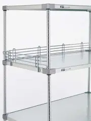 Metro L18ws Shelf Side/Back Ledge 4"H X 18"W,2Pk