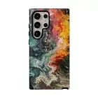 Phone Ink Case for Samsung Galaxy S25 S24 S23 S22 - Abstract Liquid Hydro Dip