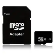 Team Group Memory Card microSDHC 8GB, Class 10, 14MB/s Write*, with SD Adapter,