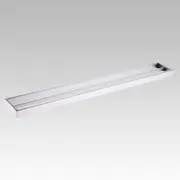 Cavallo Brushed Nickel Square Double Towel Rail 800mm