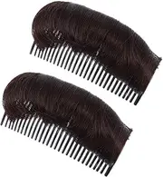 SAFIGLE 2pcs Hair Bun Maker Tool for Tail Hair Extension High Bun Clip and Volume Inserts