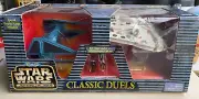 STAR WARS ACTION FLEET CLASSIC DUELS TIE INTERCEPTOR VS. MILLENNIUM FALCON NEW