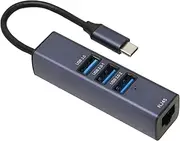 USB C Hub for Laptop, 4 in 1 USB Extender with Storage Hole, 4 Ports USB C Splitter Extender Multiport Adapter Dongle for Tablets