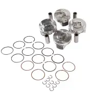 4 Stuck Engine Pistons & Rings 55576442 for Chevy Cruze 2011-2015 1.8L 2H0 F18D4 (for: Daewoo)