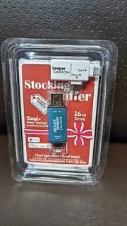 Picture Keeper Connect 16 GB Photo Backup Blue Flash Drive Android Apple