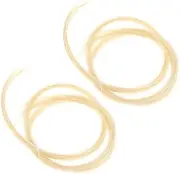 HONITANO 2pcs Violin Bow Hair: Horse Hair For 3/4 Violin - Maintains Stable Performance - String Instrument Supplies For Daily Use And Stage Shows