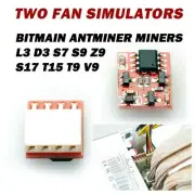 2Pcs Fan Simulators For Bitmain Antminer Miners L3 D3 S7 S9 Z9 S17 T15 T9 V9