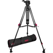 New Cartoni Focus 8 Fluid Head with Red Lock Tripod System, MFR #KF08-RLM