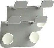 HOOTNEE 2pcs Hair Dryer Holder Bathroom Organizer Hair Dryer Storage Shelf Wall Blow Dryer Racks Hairdryer Organizer for Bathroom Hair Dryer Organizer Hair Dryer Rack Hairdryer Rack