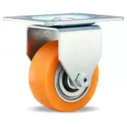Hamilton Hi-Lo 3" Rigid Caster - 400 lbs Load Capacity, Ergo-Tech Donut Tread Po