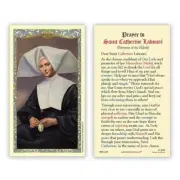 Saint Catherine Labour� Prayer Cards Beautiful Religious Gift Pack of 25 Cards