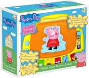 Peppa Pig PP02 Peppa's Laugh & Learn Toy Laptop for Kids-Interactive Learning & Child Development, Colours, Shapes, Letters & Numbers Recognition-Features 4 Fun Activities, 3+ Years, Single, Multi