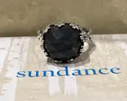 NWT Sundance Catalog Silver Labradorite “Gray Gardens Ring” Size 8 $168