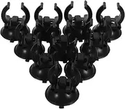 Happyyami 10pcs Aquarium Heating Rod Holders Cup Clips for Fish Tank Light Mounting Easy Installation Strong Hold for Tank Hose Management