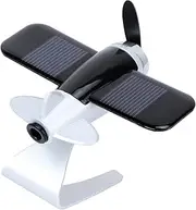 TOPPERFUN Aircraft Dashboard Decoration Solar-powered Car Accessory Air Freshener Non-slip Mat High-strength Aluminum Alloy