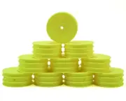 Schumacher 12mm 1/10 4WD Buggy Front Hex Wheels (Yellow) (10) [SCHU7459]