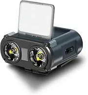 WARSUN OWL LED Headlight 900 Lumens Camping Light Type-c Rechargeable Flashlight Fishing Accessories Lightweight Waterproof Headlamp with Comfortable Headband (Black)