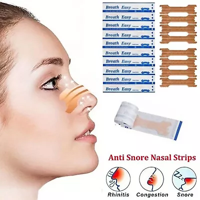 Nasal Strips Stop Snoring Help Breathe Right Anti Snore Nose Strips Sleeping