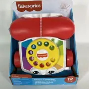 Fisher Price Chatter Rotary Telephone Phone Pull Toy For Toddler