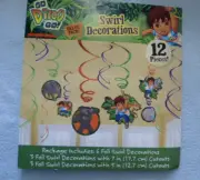Nickelodeon GO DIEGO GO Swirl Birthday Decorations Set of 12