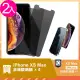 iPhone XS Max 6.5吋 防窺9H鋼化玻璃膜手機保護貼(iPhoneXSMax保護貼 XSMax鋼化膜)