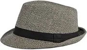 [Generic] Jazz Hat Men's Retro Performance Hat Gentlemen's Hat Casual Top Hat