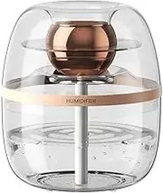 Humidifier for Bedroom USB Cool Mist Humidifiers Dual Spray Portable 36db Wide Quiet 360° Night Humidifier with Light