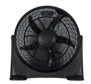 Heller 50cm High Velocity Cooler Floor Desk Circulator 3 Speed Cooling Fan Black