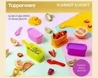 Tupperware Summer Sorbet set - NEW - Mini Cubix with 4 spoons