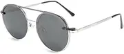[HCHES] Retro Big Frame Oval Polarized Light Sunglasses Women Design Magnetic 2 in 1 Sun Glasses Men Outdoor Cycling Goggles