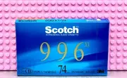 SCOTCH 996 XI 74 TYPE I BLANK CASSETTE TAPE (1) ( SEALED )