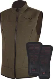 Lenz Heat Vest 2.0, brown, Size M for Men