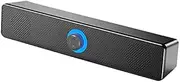Home Theater HiFi Portable Wired Speakers Stereo Bass Sound Bar USB Subwoofer Work for Computer TV Phone