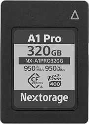 Nextorage Japan CFexpress Type A Card NX-A1PRO 320GB VPG 400 Urtla Fast Read 950MB/s Write 950MB/s