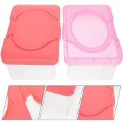 2PCS portable wipes dispenser Flushable Wipes Container Wipes