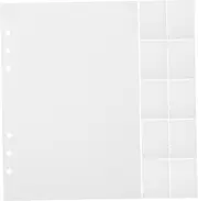 COHEALI Thick Binder Paper A5 Planner Inserts for Meeting Notebook Loose Leaf Paper Refill