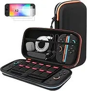 Carrying Case Compatible with Nintendo Switch 2 (2025) Portable with 2 Screen Protector Travel Case for Switch 2 Console and Accessories