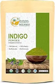 Herbs Botanica Indigo Powder For Hair - Indigofera Tinctoria (100% Natural Organically Henna Grown) 150 Grams / 5.3 Oz Natural Black Hair Dye, Natural Henna Herbs and Corps