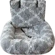 Pelzbarn Car Seat, Pelzbarn Car Seat Dog Bed with Safety Straps, Removable and Easy to Clean, Hair Scratches, Back Seats Protector for Medium Dogs (B 1 PCS,72 * 60CM)