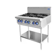 Cookrite 168Mj/h 6 Burner Cook Top NG AT80G6B-F-NG