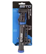 BETO Double Shot Mini Bicycle Pump w/ Mount