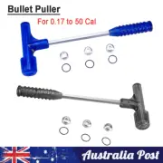Impact Bullet Puller Hammer With 3 Collets Hand Remover Tool For 0.17 to 50 Cal