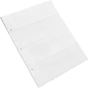 Concert Ticket Book paper Holders Stamp Collectors Commemorative Banknote Holder Small Banknote Protective Bag for Currency Collection Album Pages