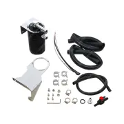 SAAS Oil Catch Tank Full Kit for Mitsubishi Triton ML MN 2.5L Black Anodised