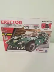 NIB Erector By Meccano Roadster Level 2 STEAM Curriculum W/Pull Back Motor